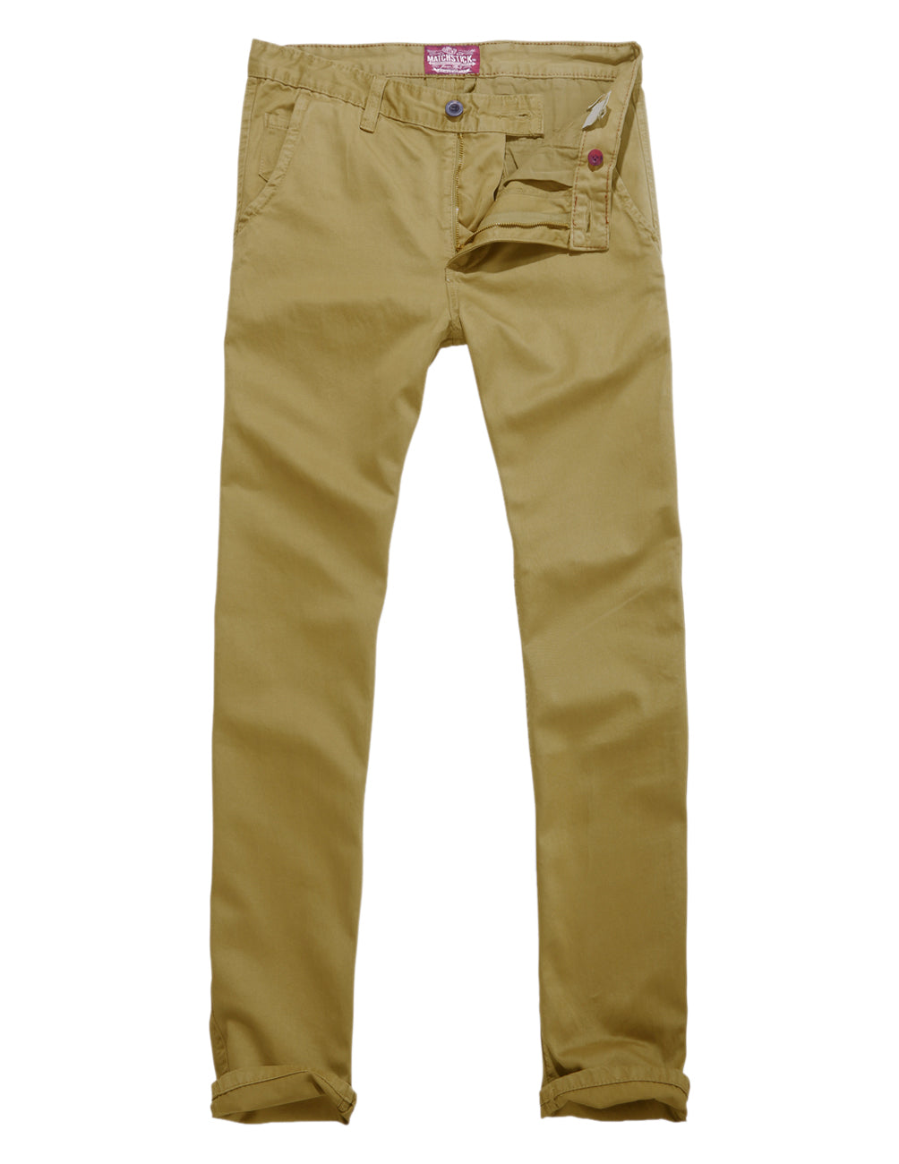 1 Men's Slim Casual Trousers #8025-2