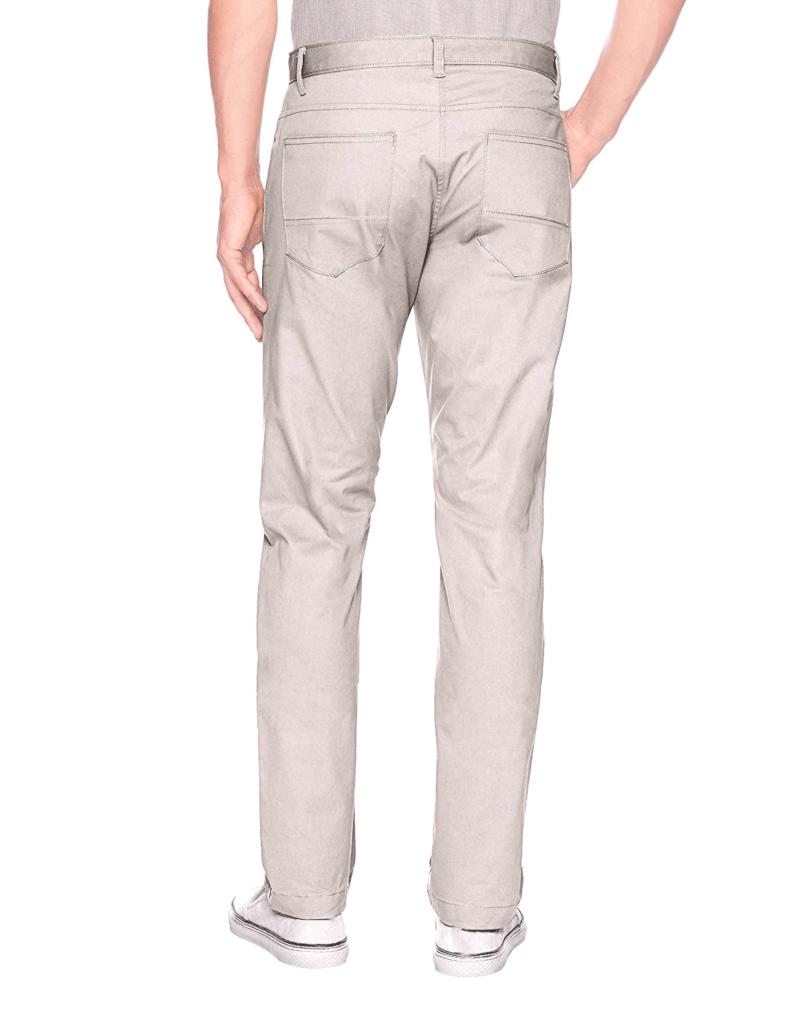 1Match Men's Slim Fit Straight Leg Casual Trouser #8032