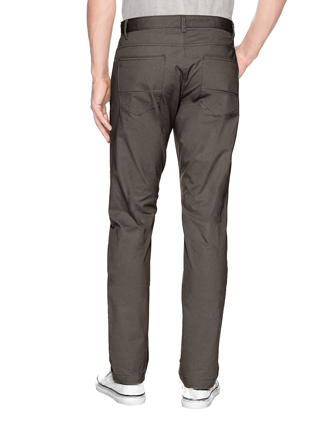 1Match Men's Slim Fit Straight Leg Casual Trouser #8032
