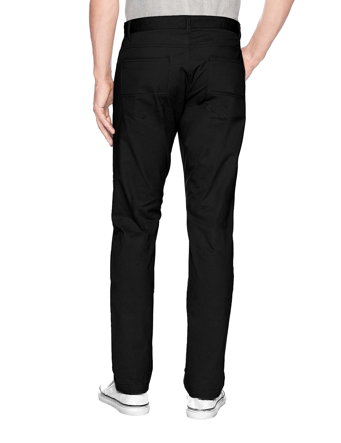1Match Men's Slim Fit Straight Leg Casual Trouser #8032