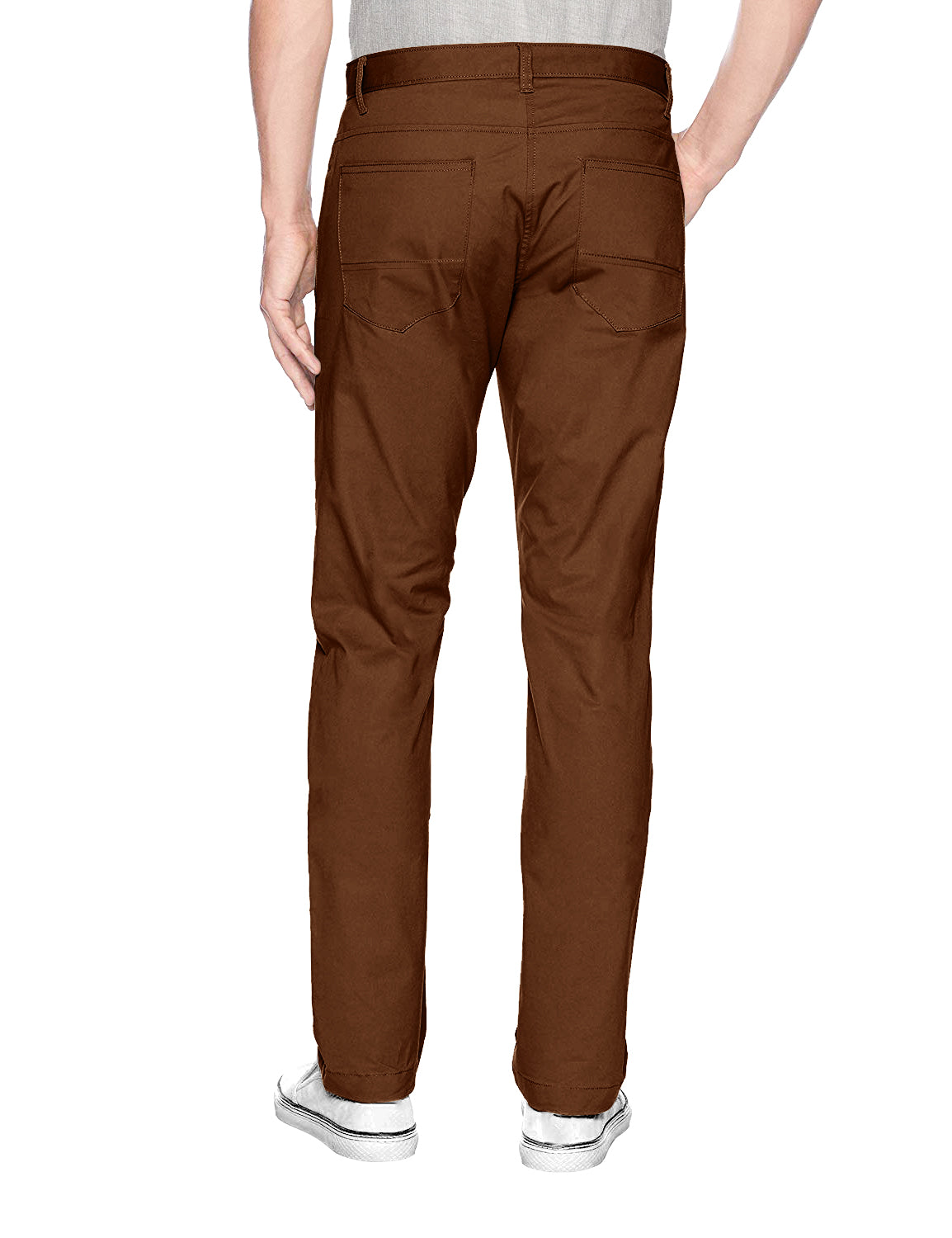 1Match Men's Slim Fit Straight Leg Casual Trouser #8032