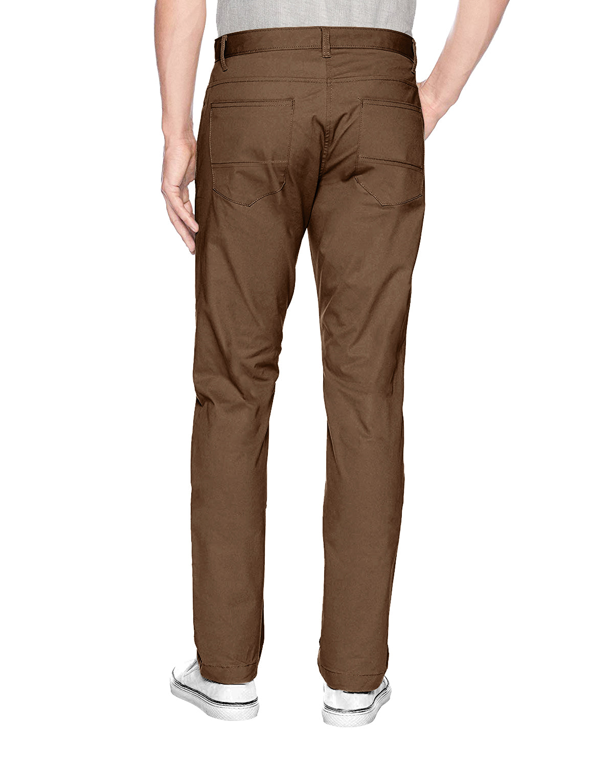 1Match Men's Slim Fit Straight Leg Casual Trouser #8032
