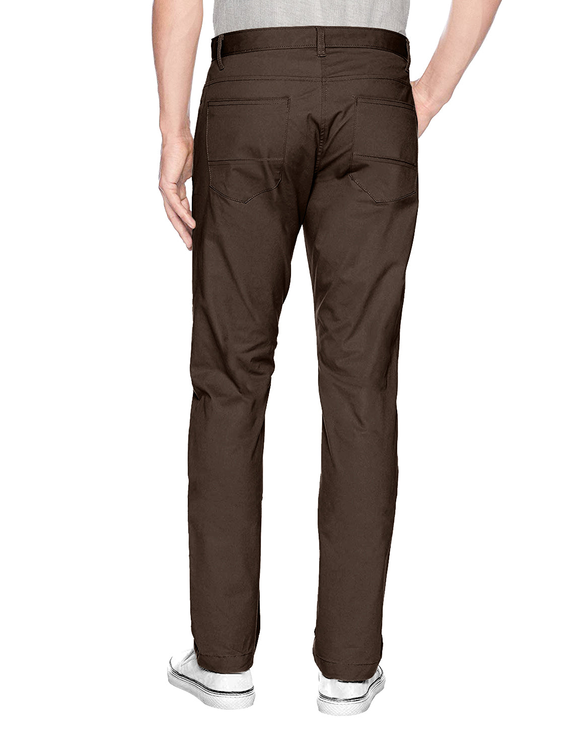 1Match Men's Slim Fit Straight Leg Casual Trouser #8032