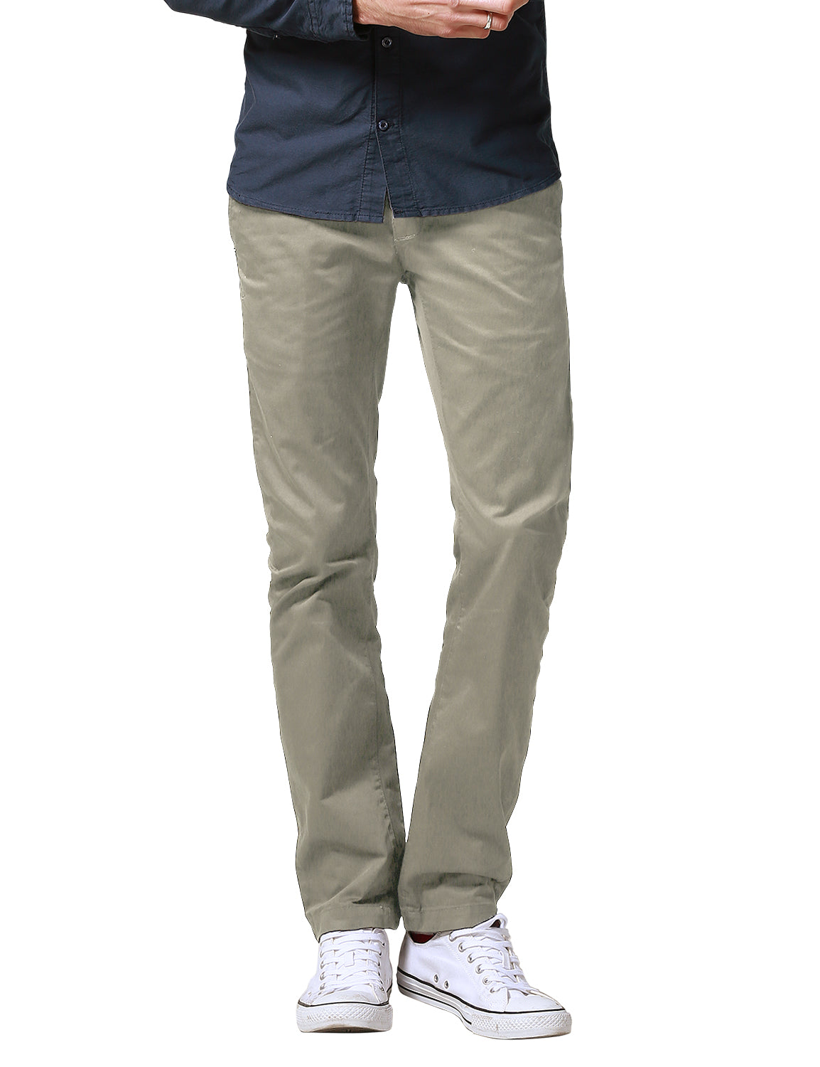 Match Men's Slim Fit Straight Leg Casual Trouser #8036