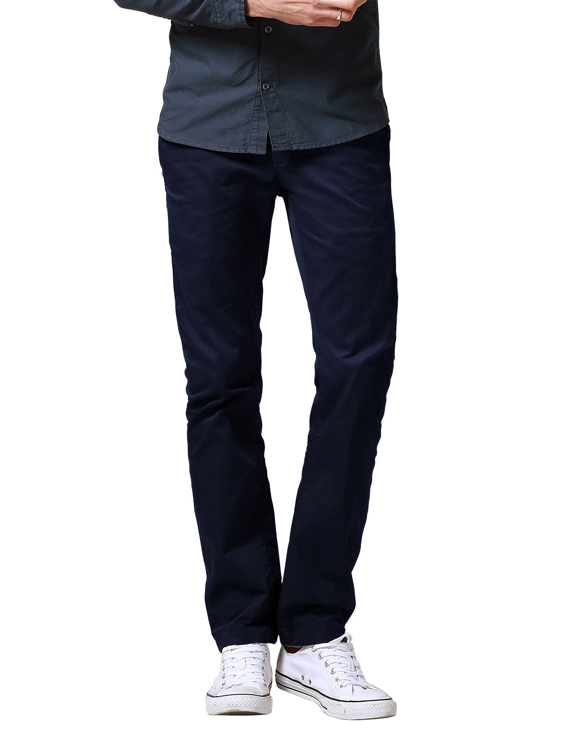 Match Men's Slim Fit Straight Leg Casual Trouser #8036
