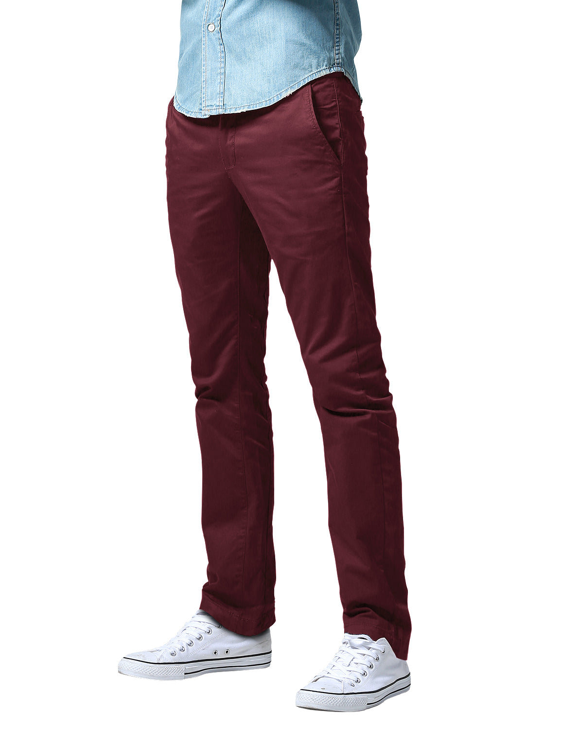 Match Men's Slim Fit Straight Leg Casual Trouser #8036