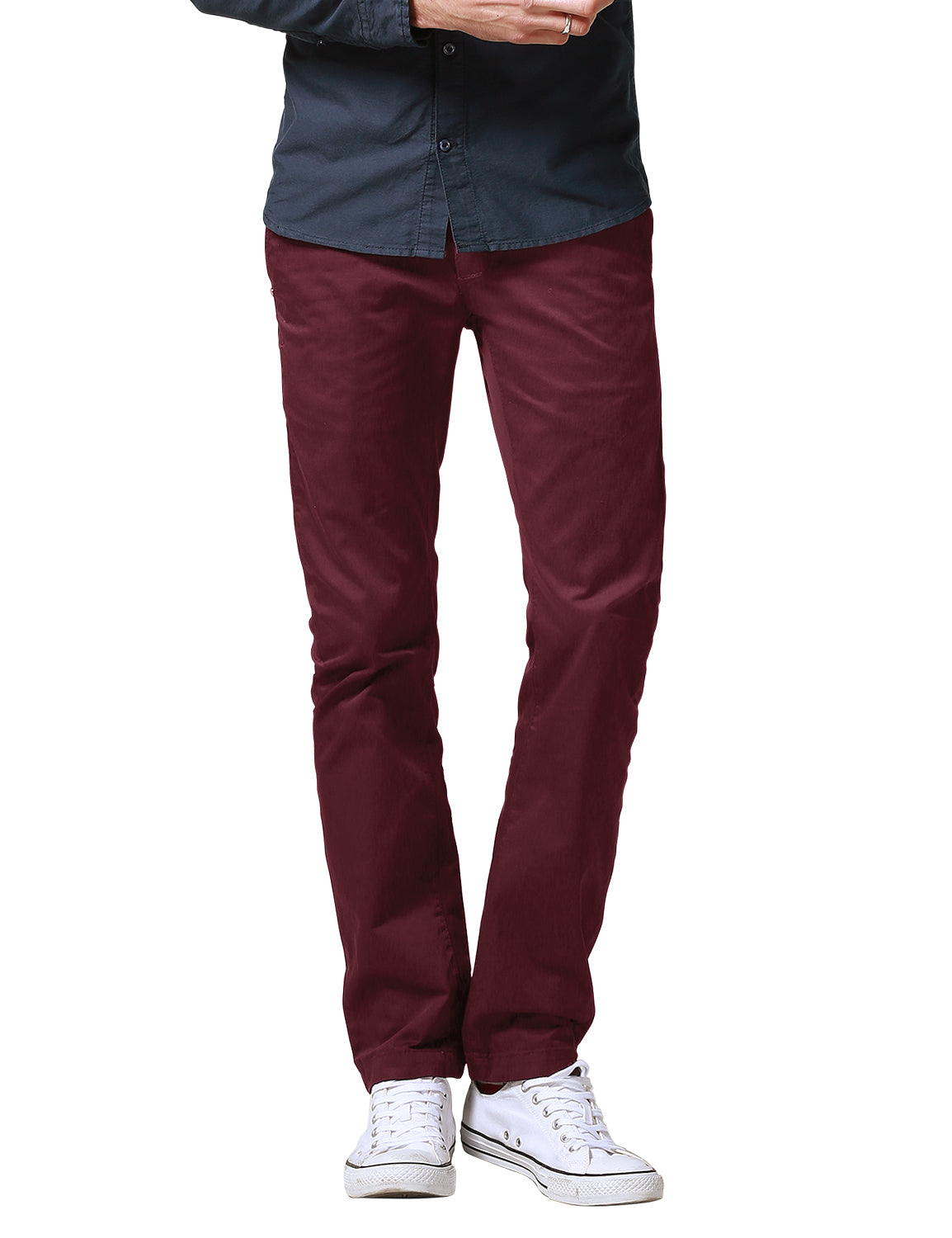 Match Men's Slim Fit Straight Leg Casual Trouser #8036