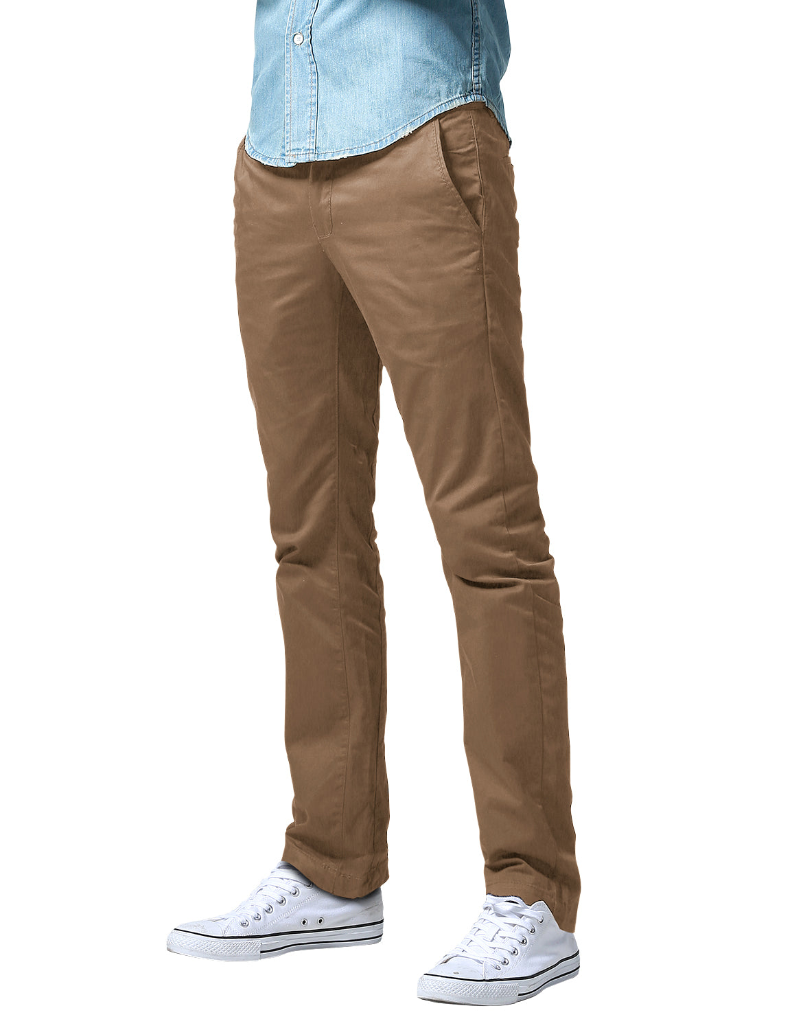 Match Men's Slim Fit Straight Leg Casual Trouser #8036