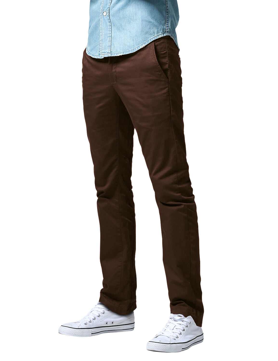 Match Men's Slim Fit Straight Leg Casual Trouser #8036