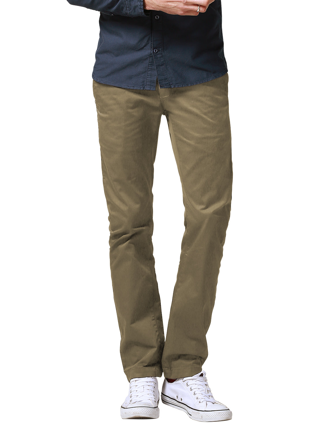 Match Men's Slim Fit Straight Leg Casual Trouser #8036