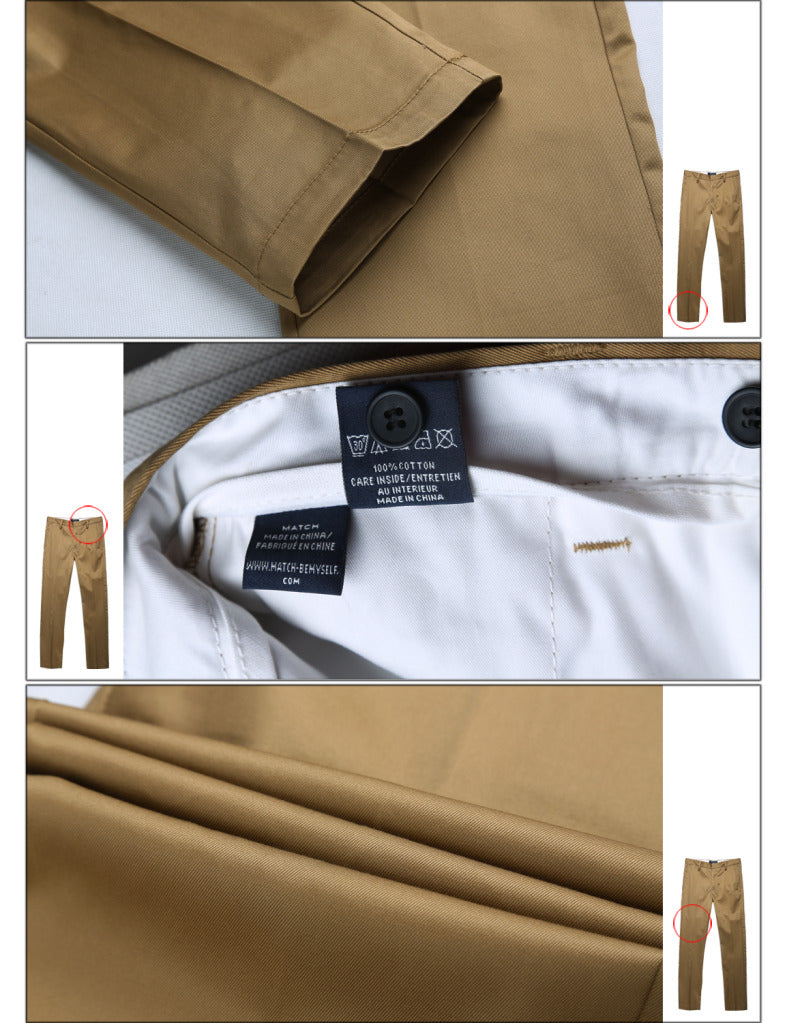 Match Men's Straight Fit Casual Trouser #8049