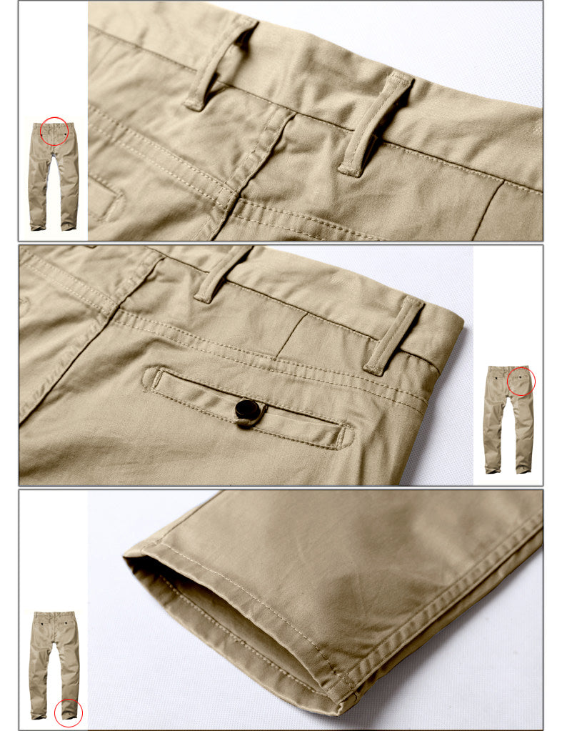 Men's Slim Fit Tapered Leg Stretch Casual Trouser #8050
