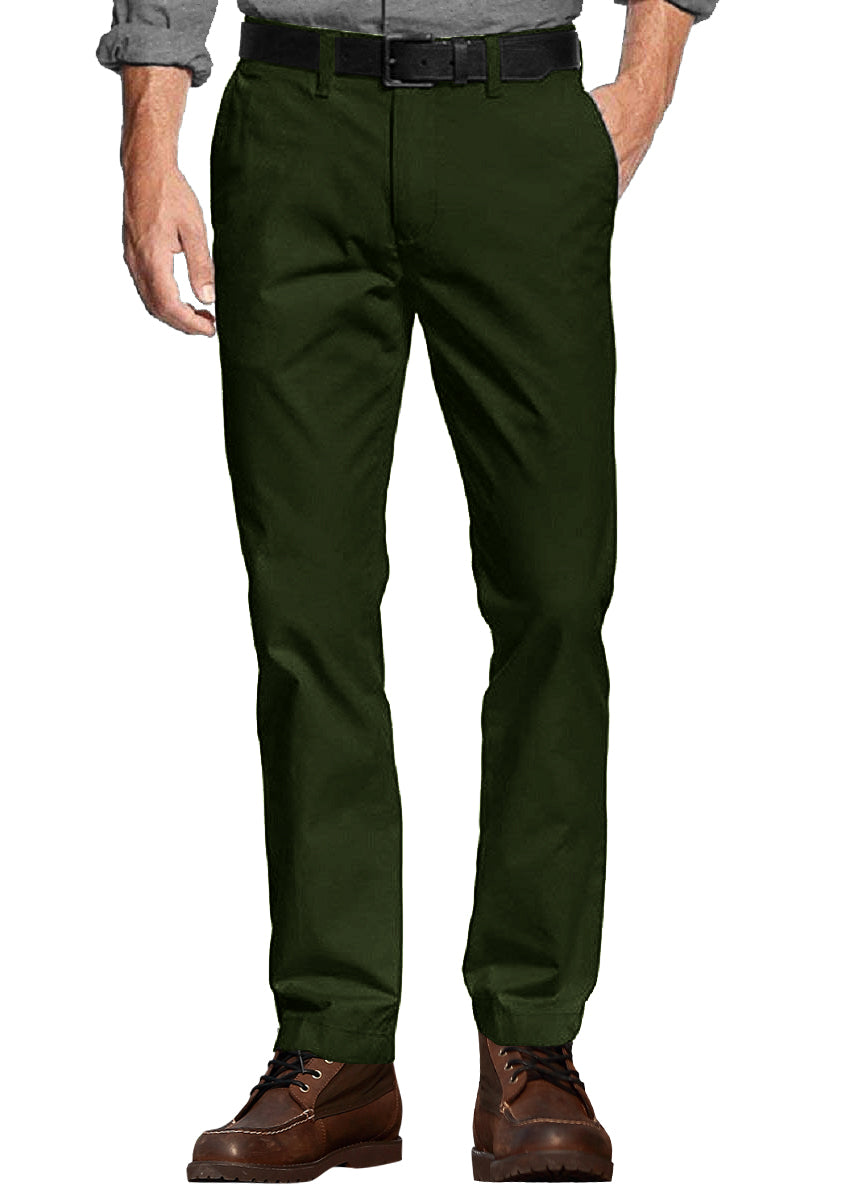 Men's Slim Fit Tapered Leg Stretch Casual Trouser #8050