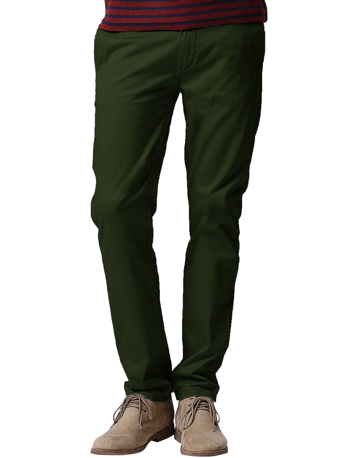 Men's Slim Fit Tapered Leg Stretch Casual Trouser #8050