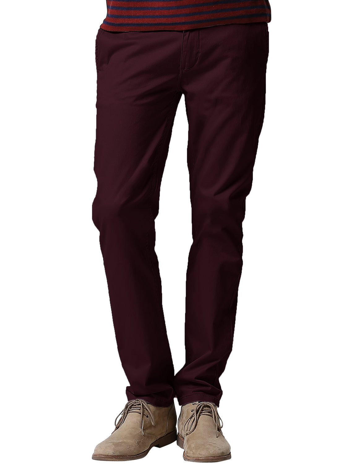 Men's Slim Fit Tapered Leg Stretch Casual Trouser #8050