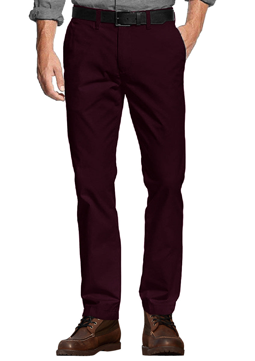 Men's Slim Fit Tapered Leg Stretch Casual Trouser #8050