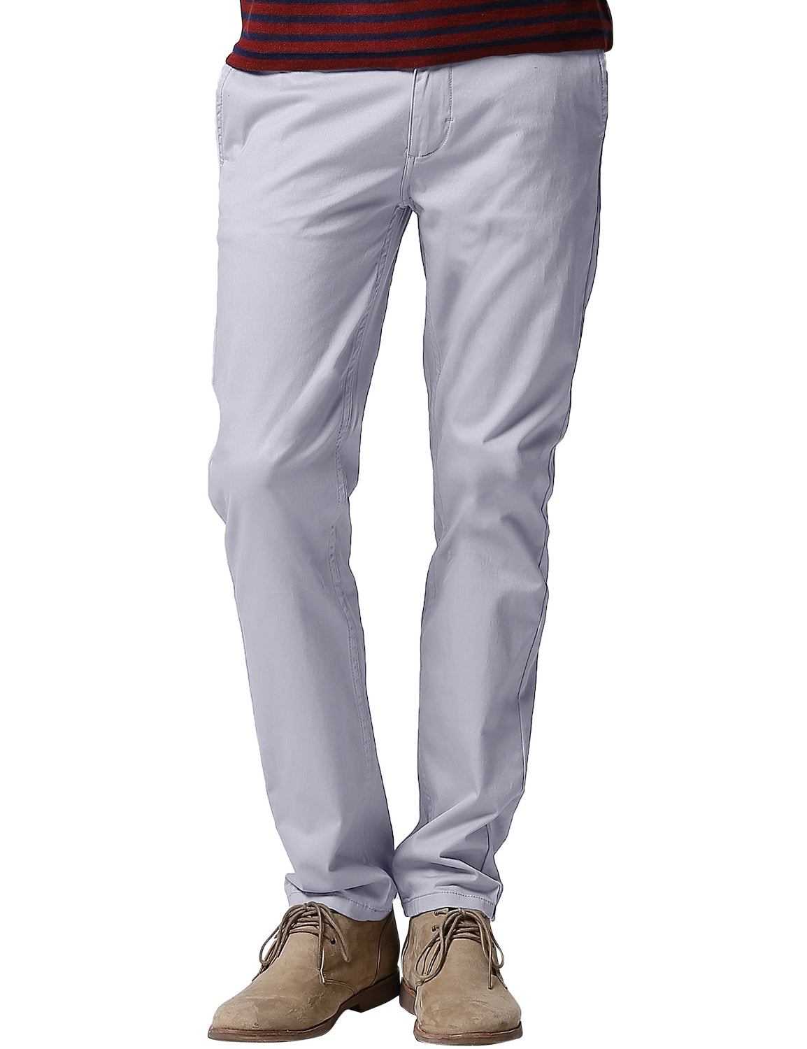 Men's Slim Fit Tapered Leg Stretch Casual Trouser #8050