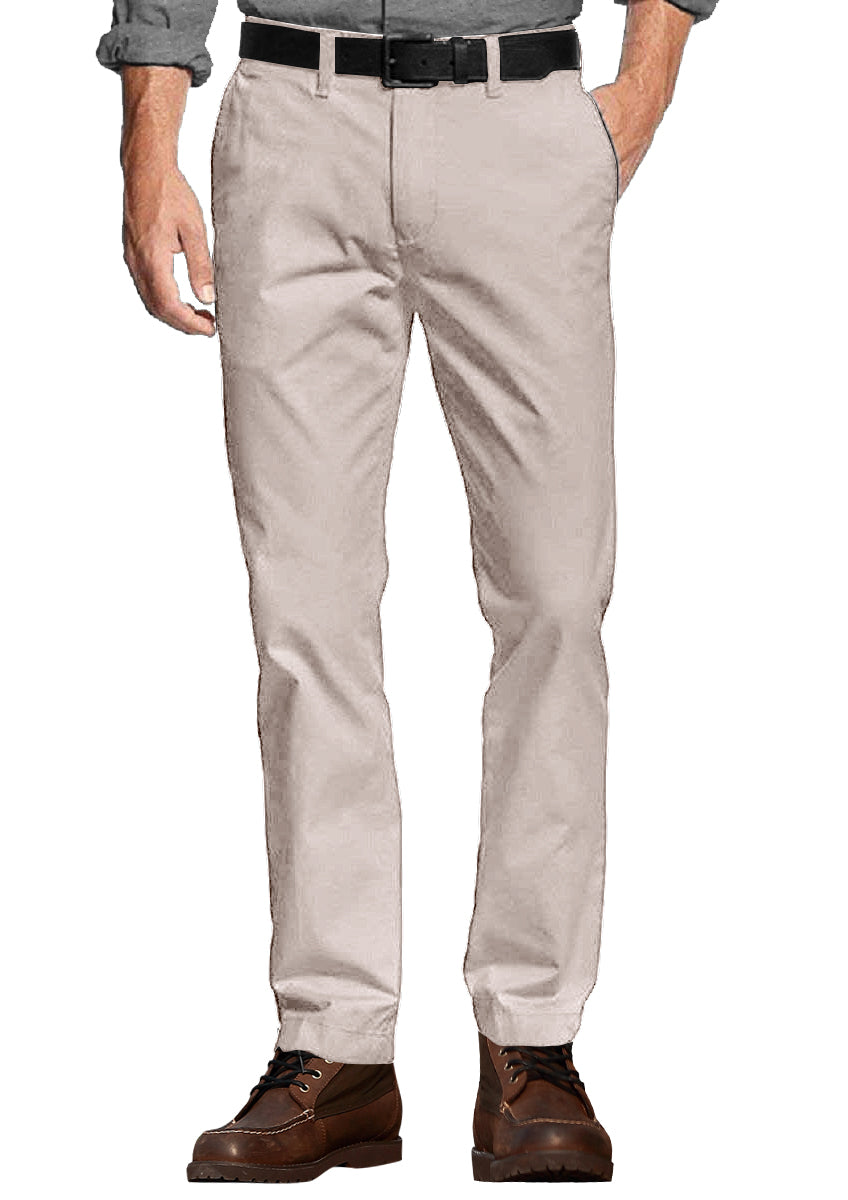 1 Men's Slim Fit Tapered Leg Stretch Casual Trouser #8050-2