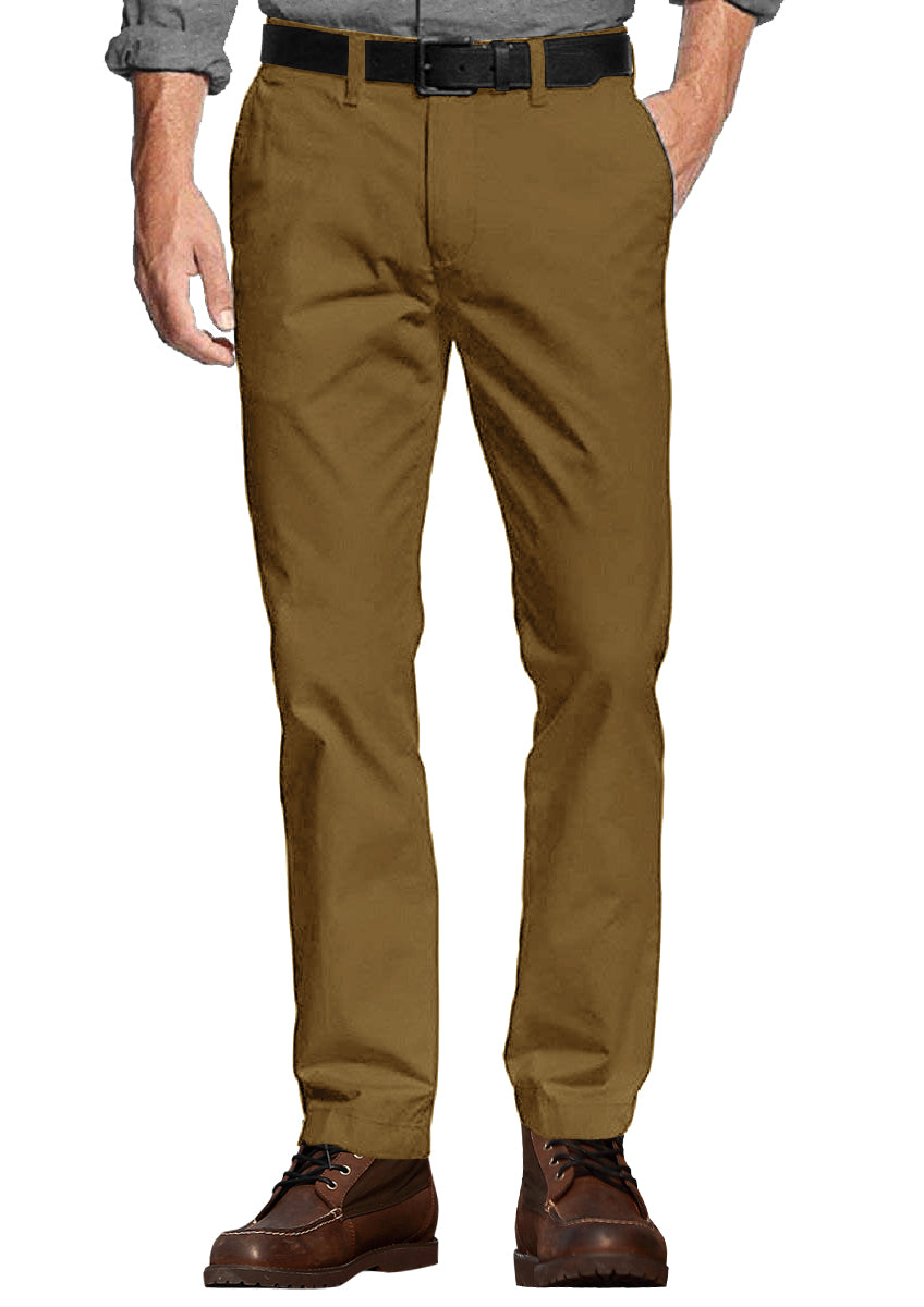 1 Men's Slim Fit Tapered Leg Stretch Casual Trouser #8050-2