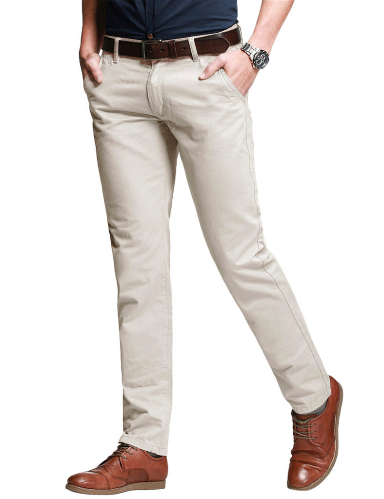 Men's Slim Fit Straight Leg Casual Trouser #8060