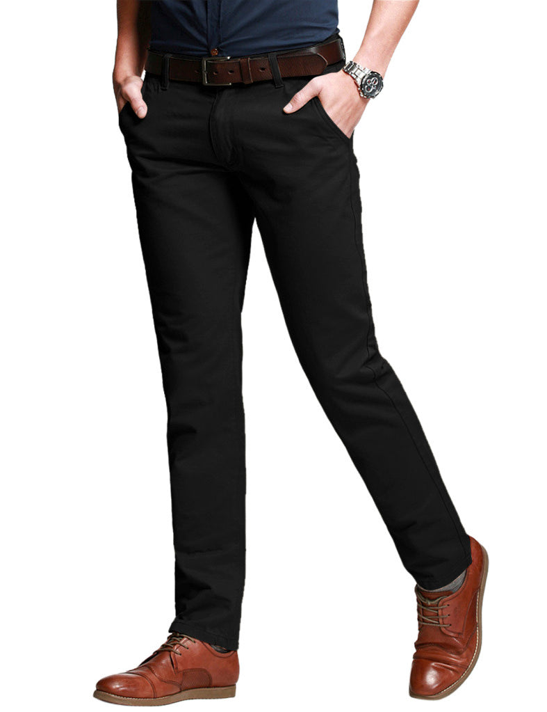 Men's Slim Fit Straight Leg Casual Trouser #8060