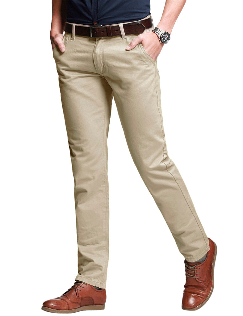 Men's Slim Fit Straight Leg Casual Trouser #8060