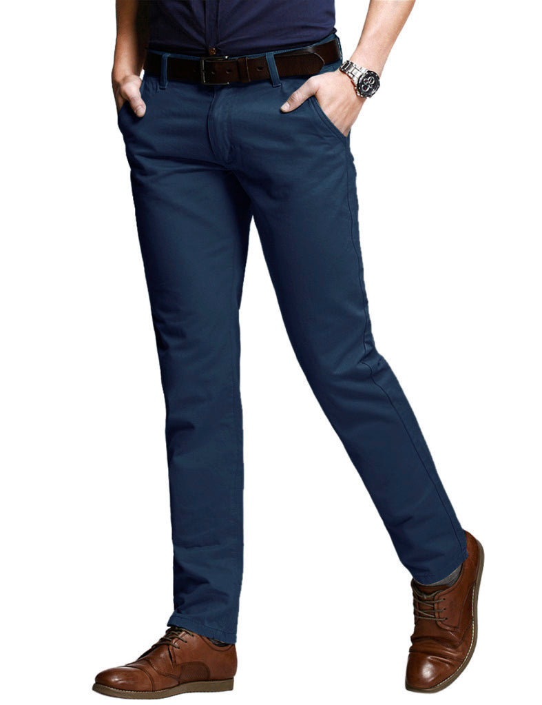 Men's Slim Fit Straight Leg Casual Trouser #8060