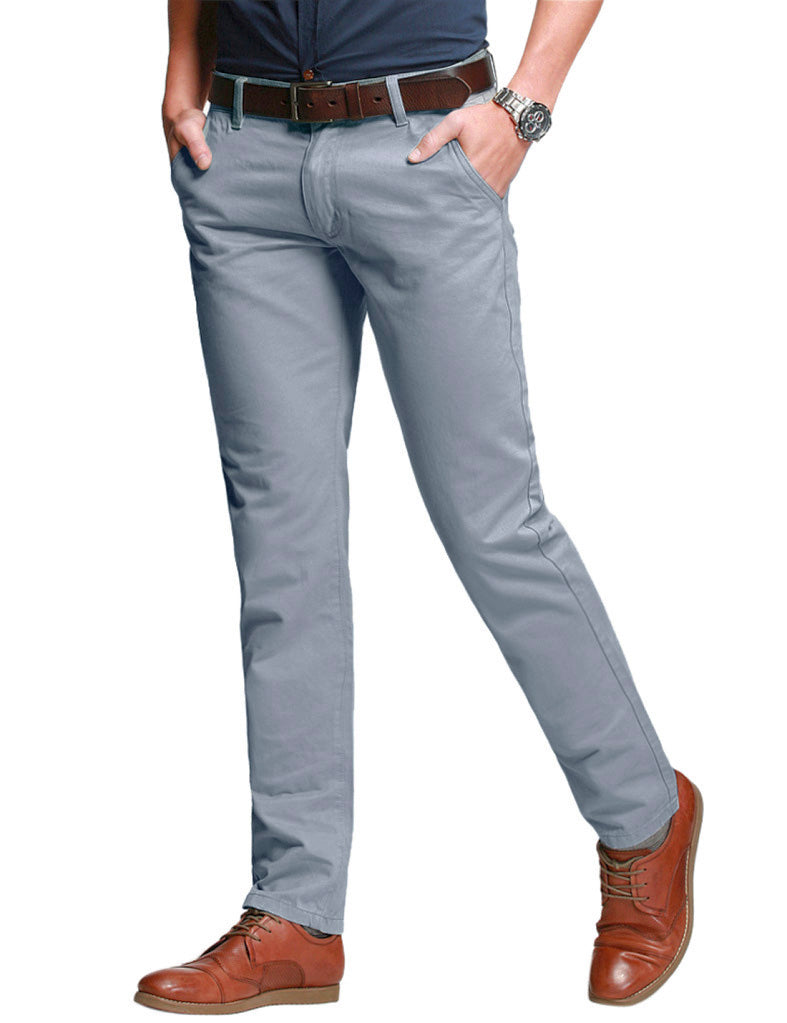 Men's Slim Fit Straight Leg Casual Trouser #8060
