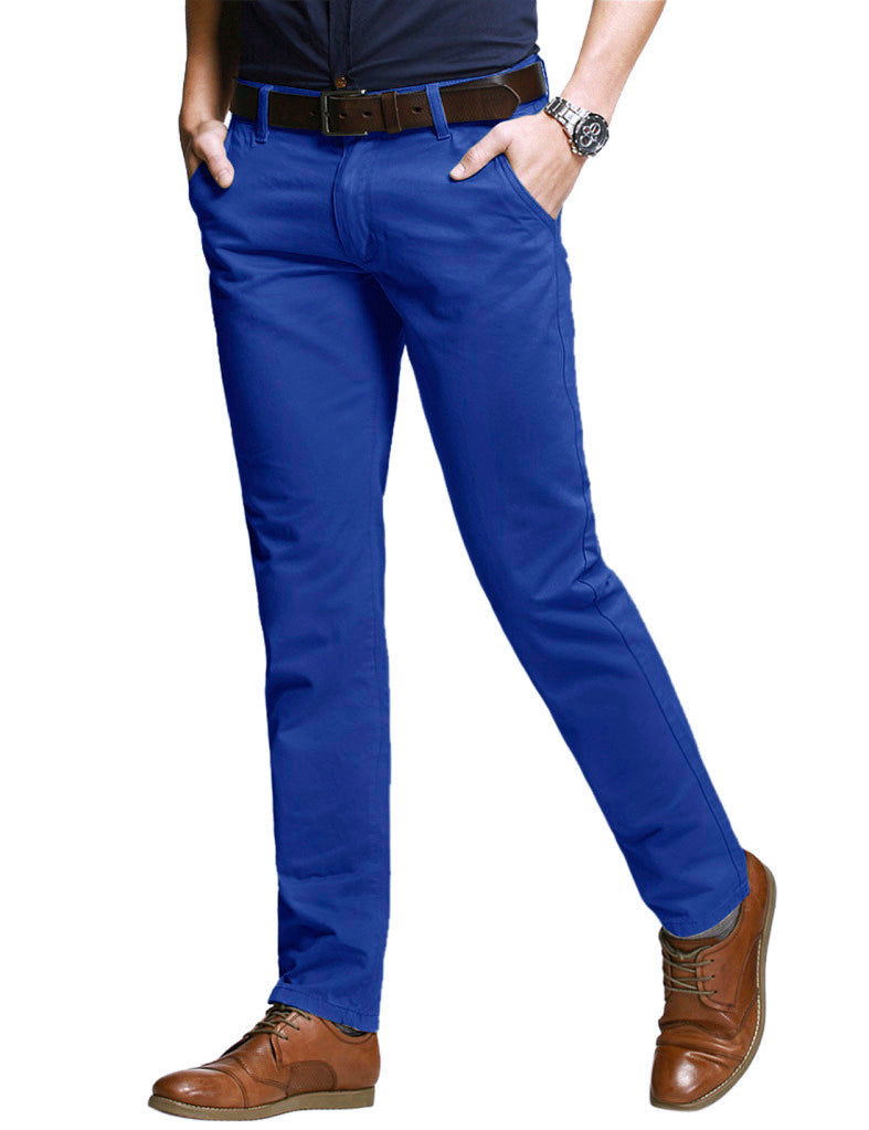 Men's Slim Fit Straight Leg Casual Trouser #8060