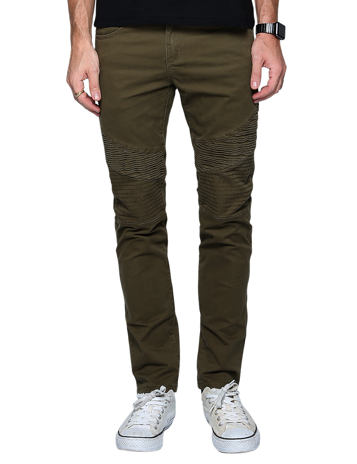 Men's Slim Fit Straight Leg Casual Trouser #8081