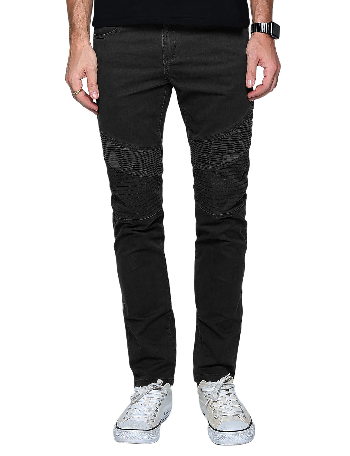 Men's Slim Fit Straight Leg Casual Trouser #8081