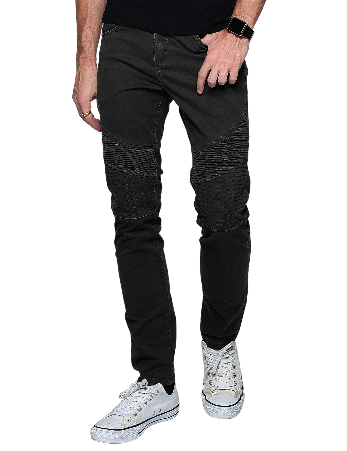 Men's Slim Fit Straight Leg Casual Trouser #8081