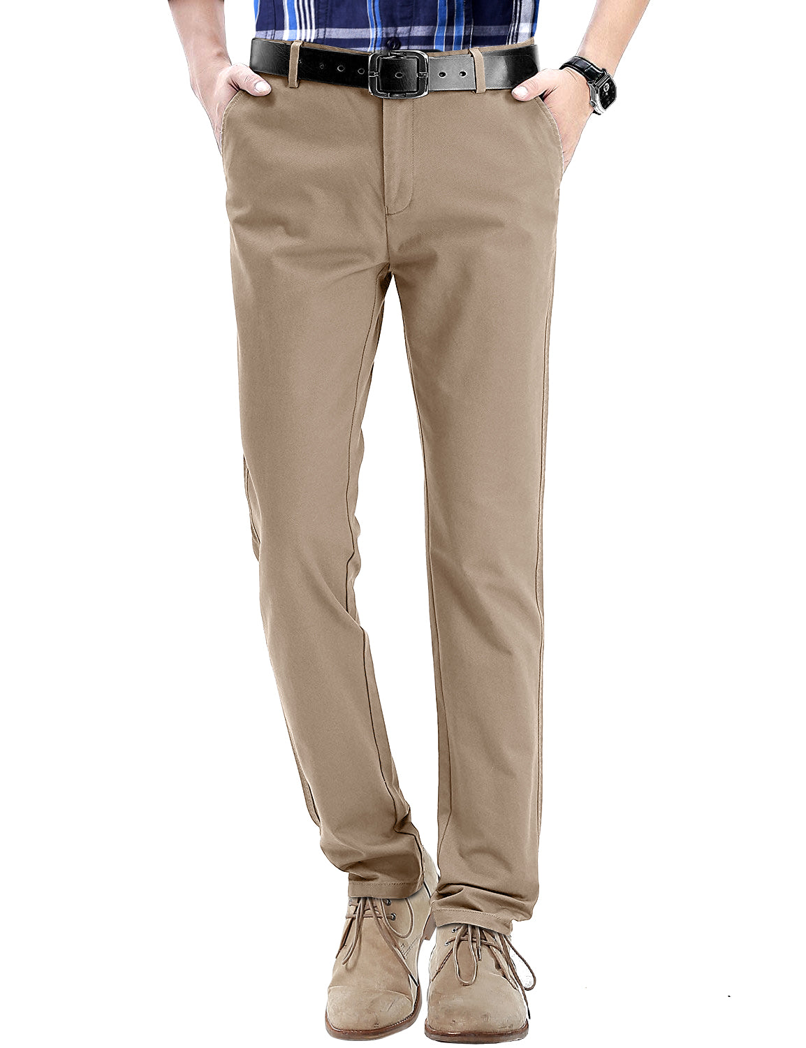 Match Men's Slim Fit Straight Leg Casual Trouser #8106
