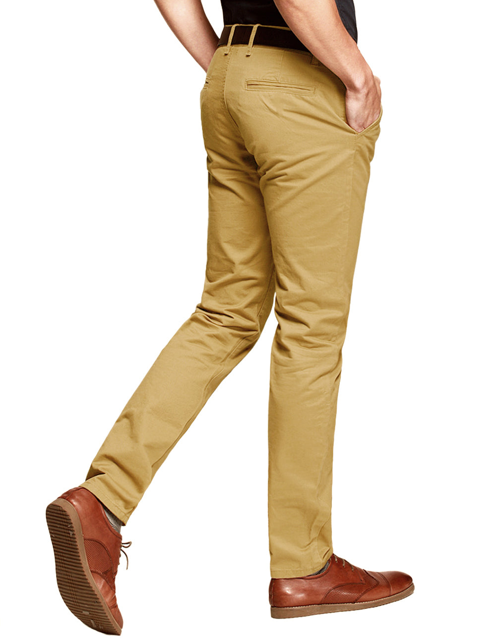 Men's Slim Tapered Casual Trousers #8118