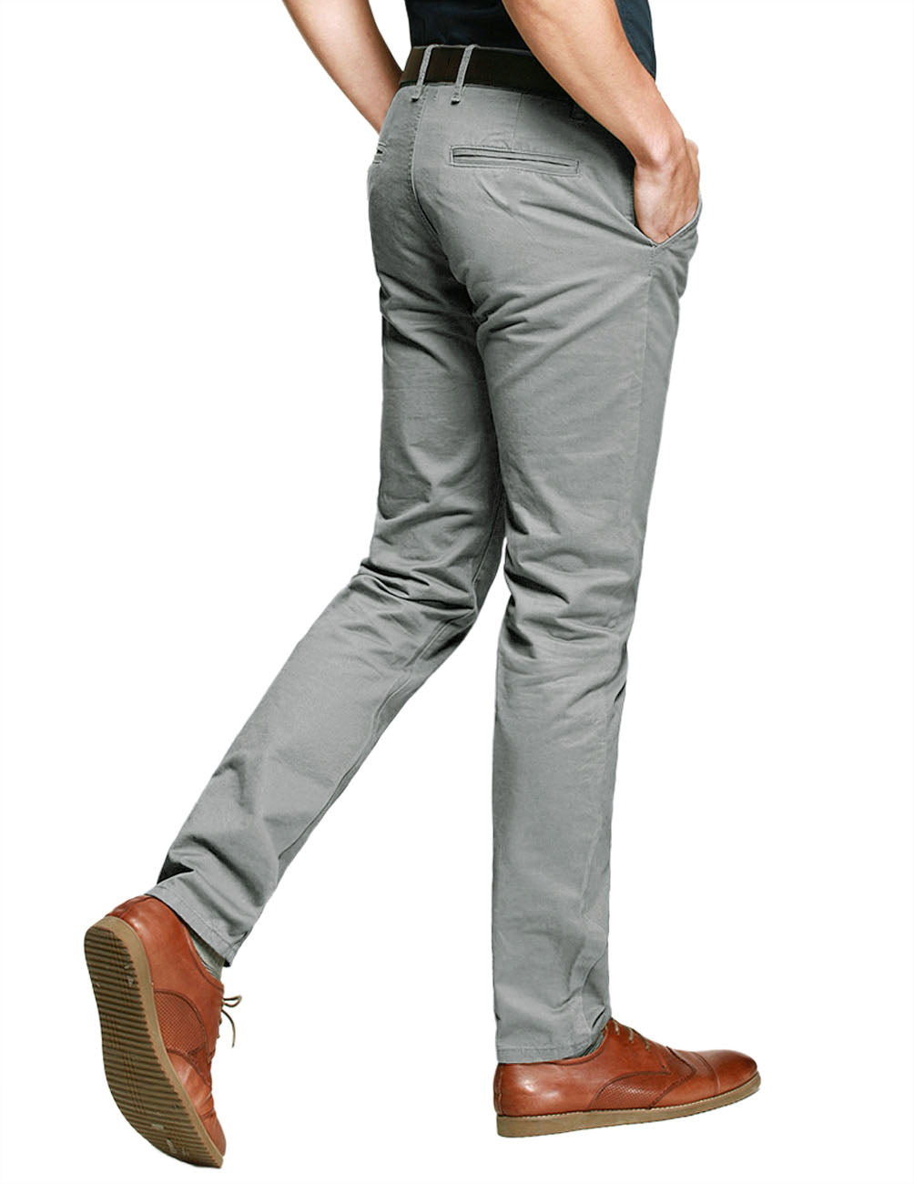 Men's Slim Tapered Casual Trousers #8118