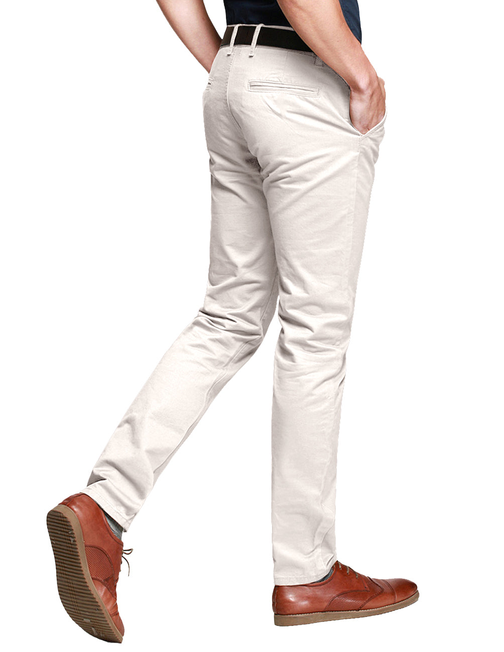Men's Slim Tapered Casual Trousers #8118