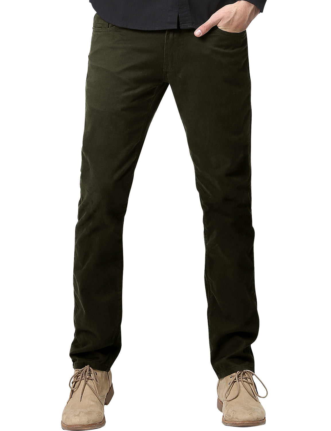Match Men's Slim Fit Straight Leg Casual Trouser #8139