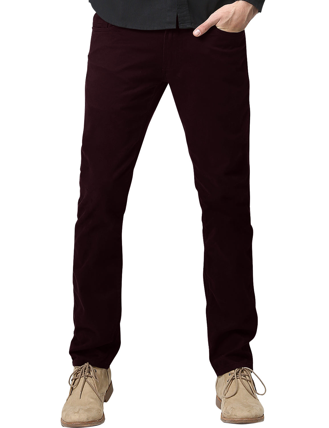 Match Men's Slim Fit Straight Leg Casual Trouser #8139