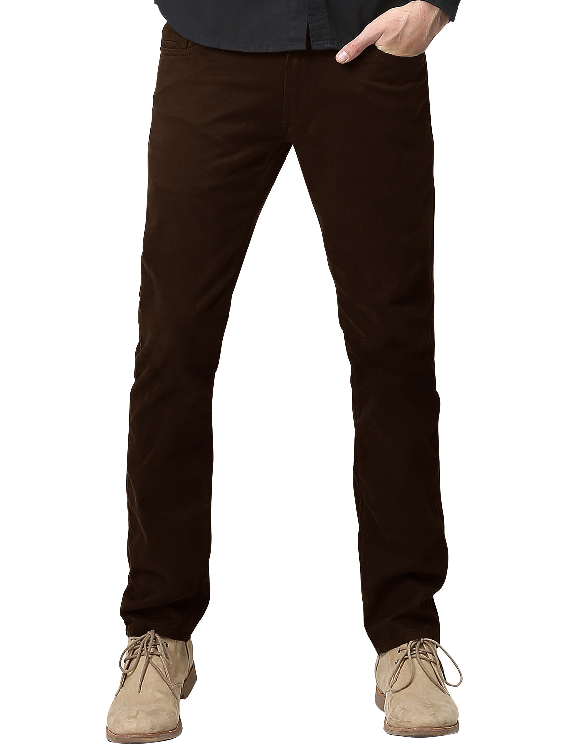 Match Men's Slim Fit Straight Leg Casual Trouser #8139