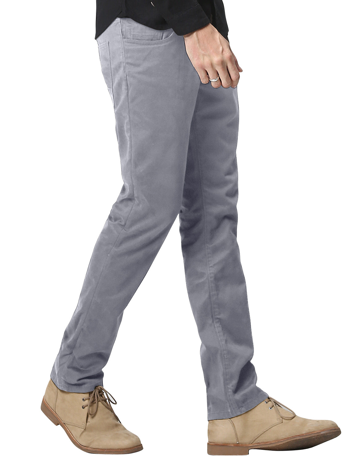 Match Men's Slim Fit Straight Leg Casual Trouser #8139
