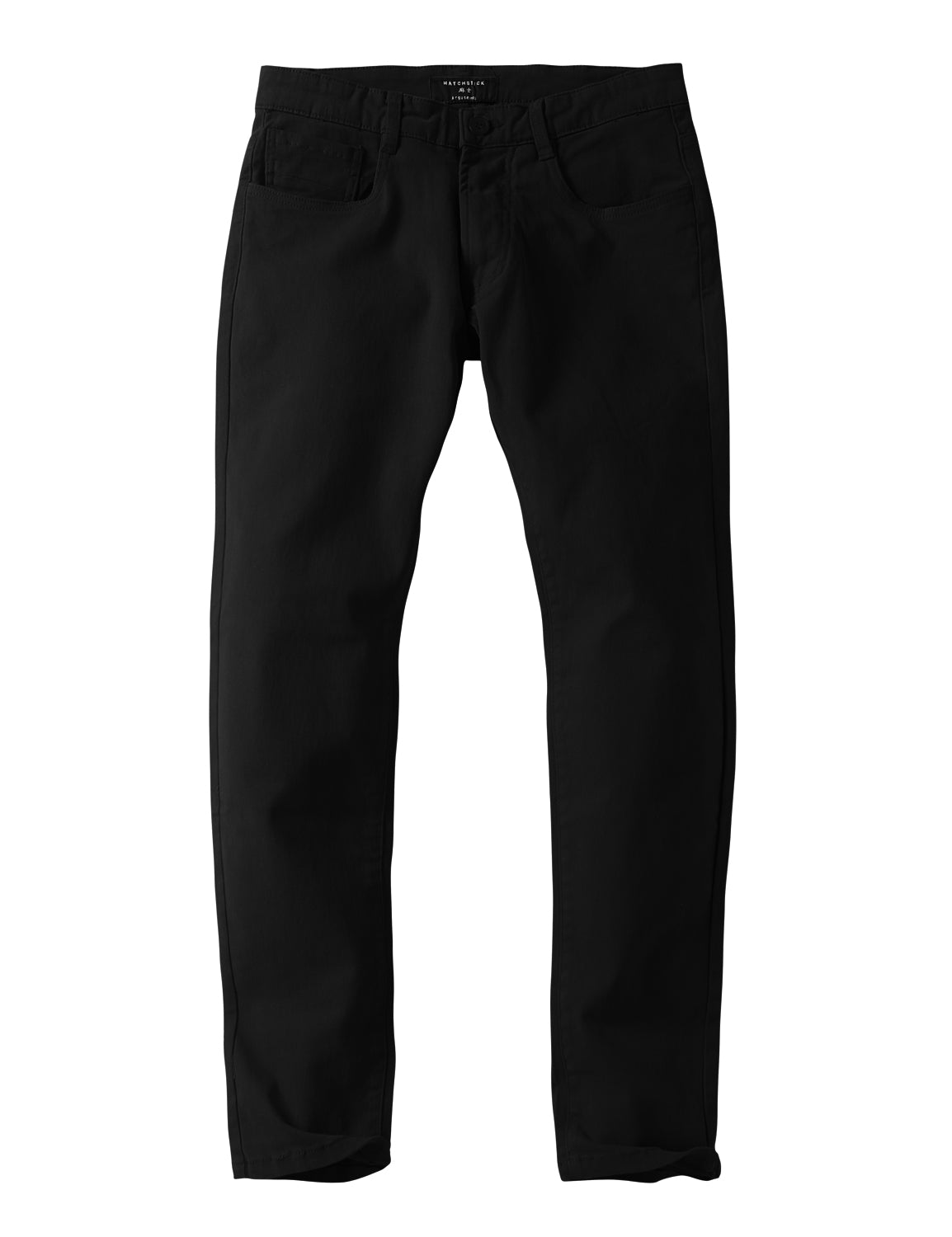 Match Colored Straight Leg Casual Trouser #8140