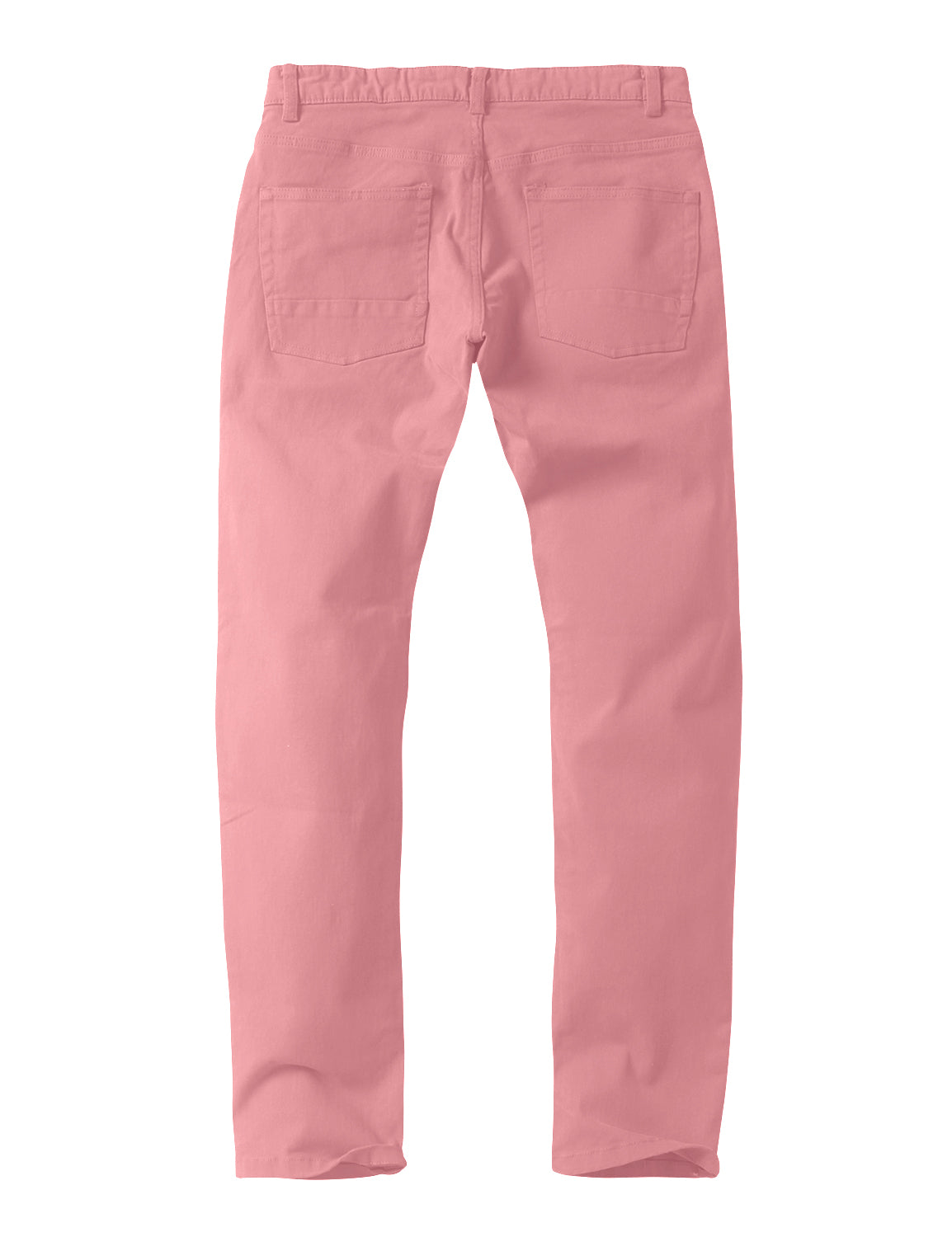 Match Colored Straight Leg Casual Trouser #8140