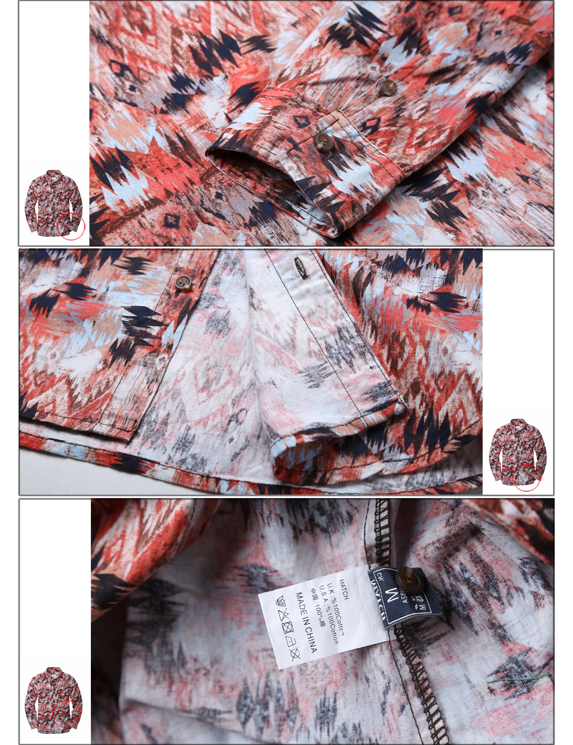 Cotton Long-Sleeved Shirt Casual Shir G2251