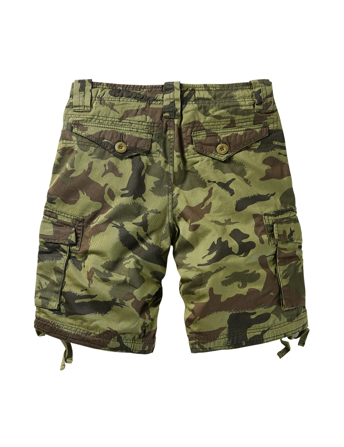 Men's Slightly Stretch Thickness Softness Cargo Short camo S3612M