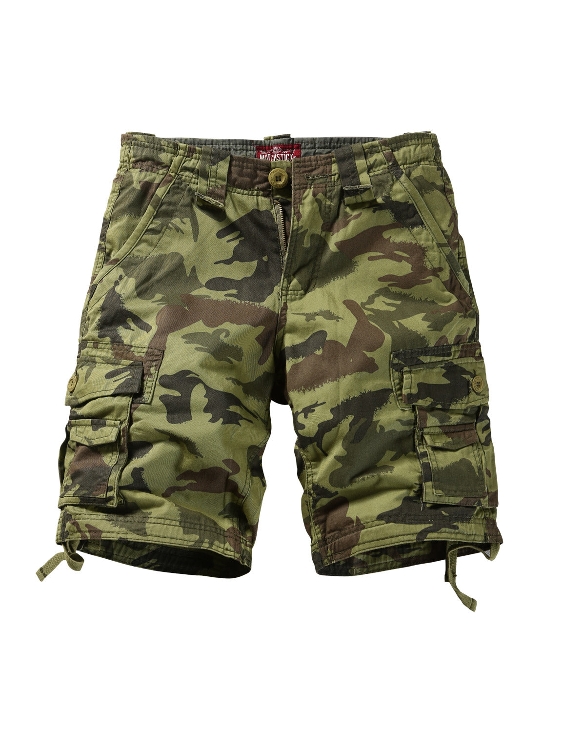 Men's Slightly Stretch Thickness Softness Cargo Short camo S3612M