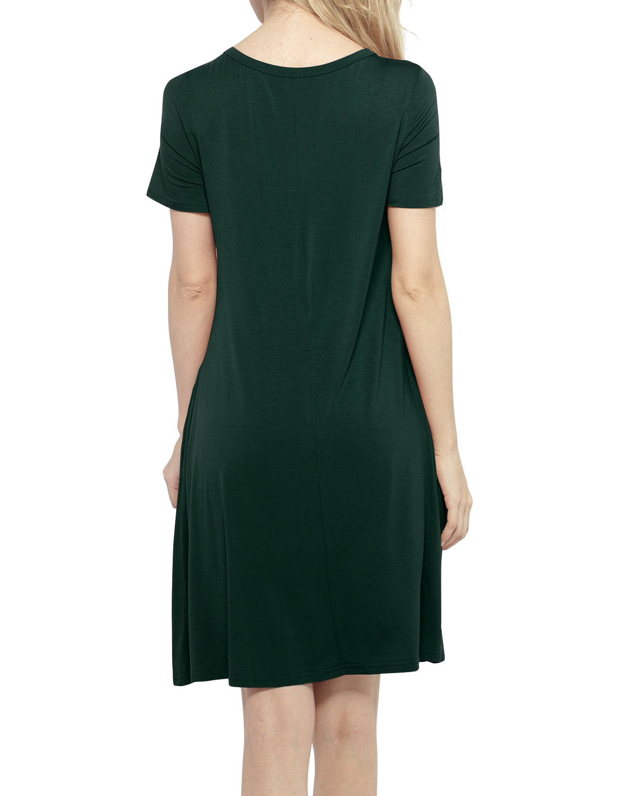 Match women‘s elastic short sleeved dress #147