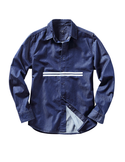Men's Long-Sleeved Casual Denim Shirt 2013
