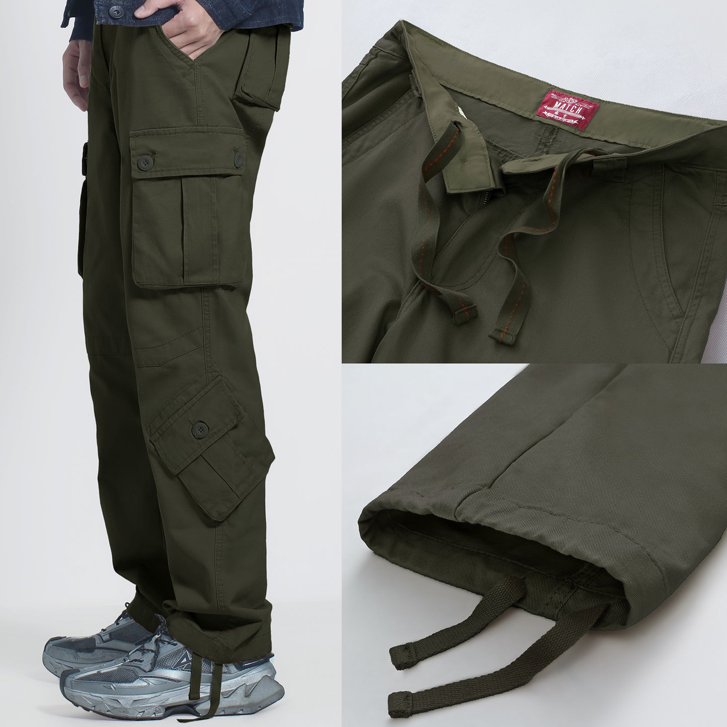 Match Men's Straight Fit Cargo Trouser #3357
