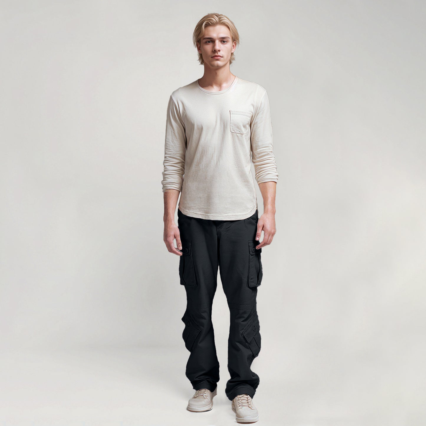 Match Men's Straight Fit Cargo Trouser #3357-2