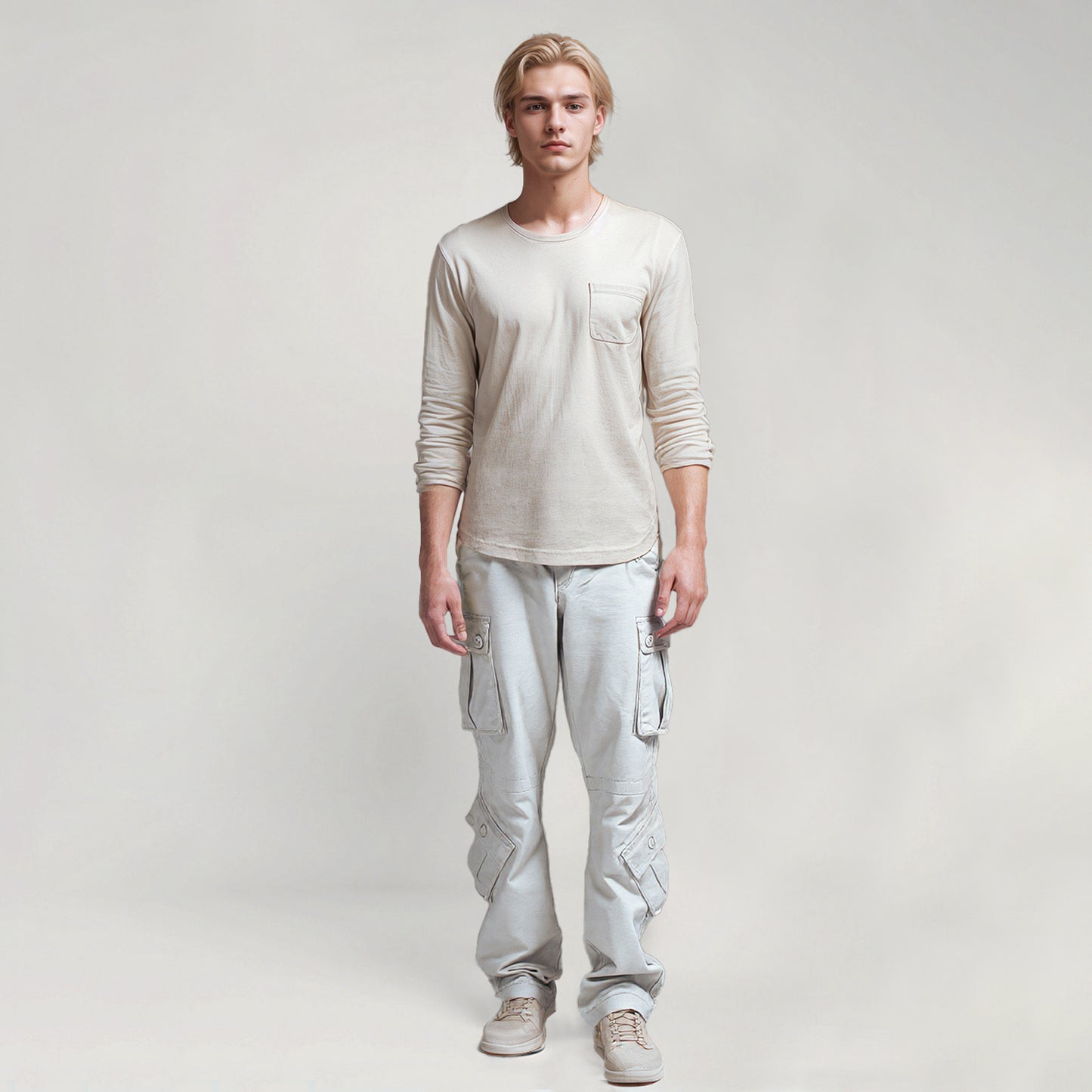 Match Men's Straight Fit Cargo Trouser #3357-2